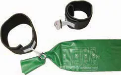 Cando 16-Inch Cuff Extremity Exercise Band Straps - 10 Pairs